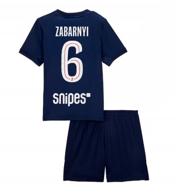 Paris Saint-Germain Illia Zabarnyi #6 Hemmatröja Barn 2025-26 Kortärmad (+ Korta byxor)
